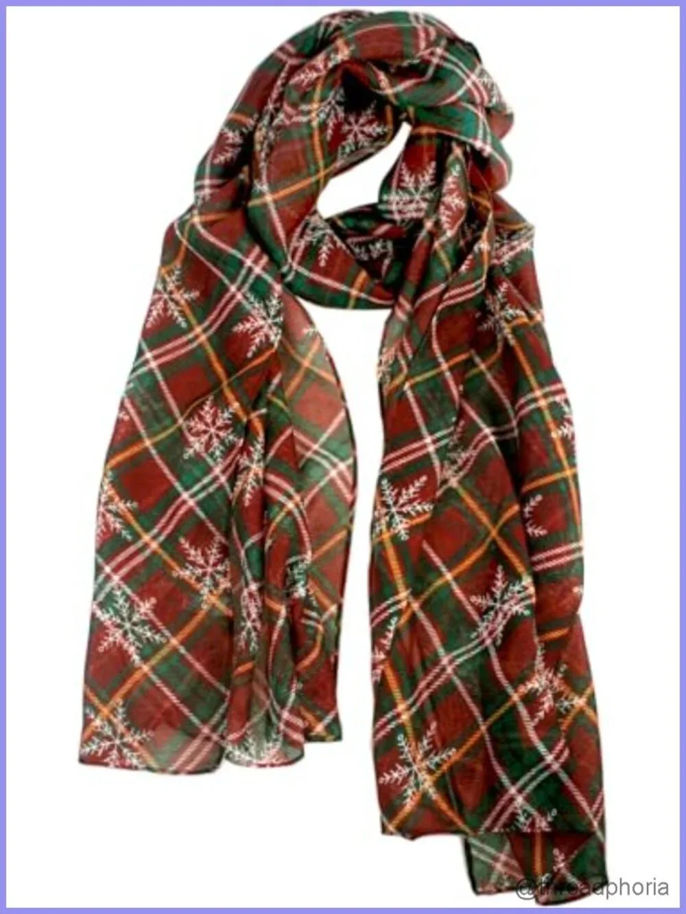 Women's Lightweight Sheer Fashion Scarf 2 Pack Holiday Gift Wrapped Soft Winter